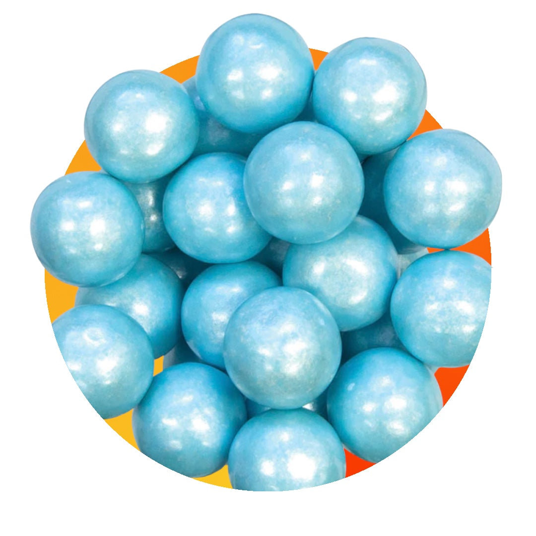 Sweet Tooth Fairy® Blue & White Shimmer Gumballs, 7oz.