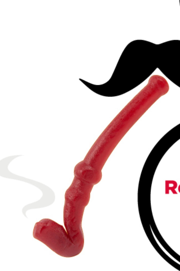 Red Licorice Candy Pipes